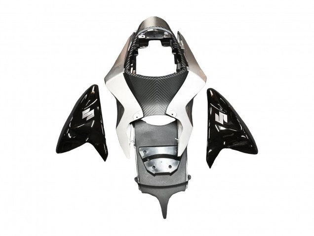 Carenado Moto Suzuki GSXR 600 / GSXR 750 2011-2024 - Negro Brillante Plata