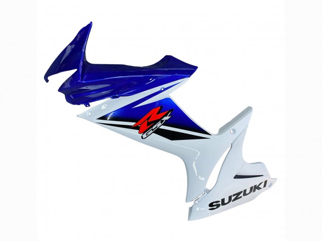 Carenado Moto Suzuki GSXR 600 / GSXR 750 2011-2024 - Blanco Azul Rojo