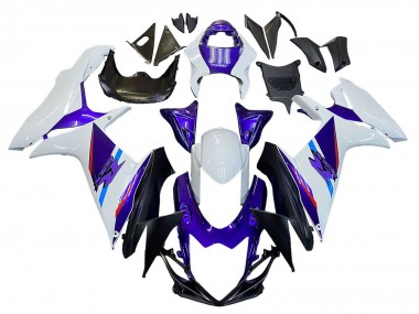 Carenados Moto Suzuki GSXR 600 / GSXR 750 2011-2024 - Azul Púrpura Blanco