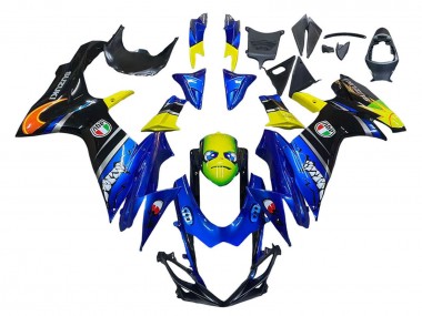 Carenados Moto Suzuki GSXR 600 / GSXR 750 2011-2024 - Azul Amarillo