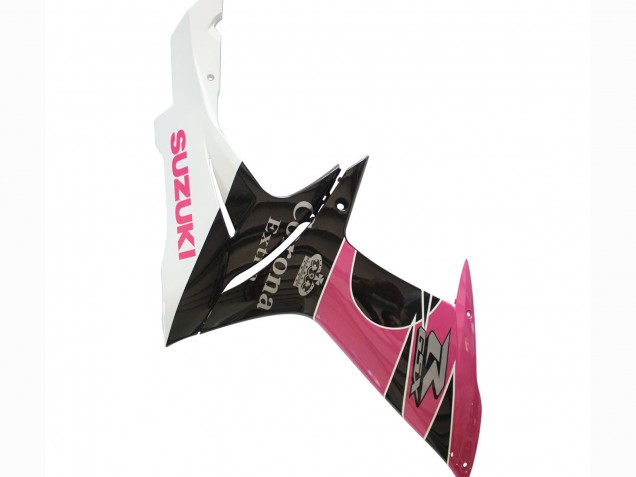 Carenados Moto Suzuki GSXR 600 / GSXR 750 2011-2024 - Blanco Rosa Negro Corona