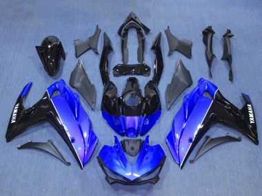 Kits Carenado Moto Yamaha YZF R3/R25 2015-2018 - Azul Negro Brillante