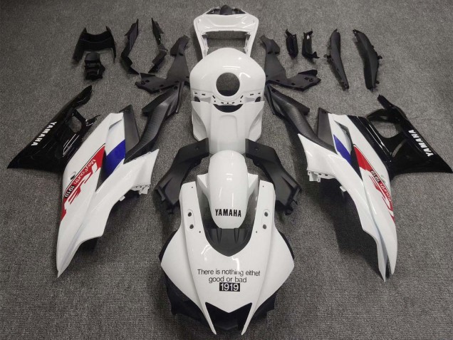 Carenados Moto Yamaha YZF R3/R25 2019-2021 - Blanco Rojo Azul Negro FibraCarbono 1919