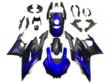 Carenado Moto Yamaha YZF R3/R25 2019-2021 - Azul Negro Mate