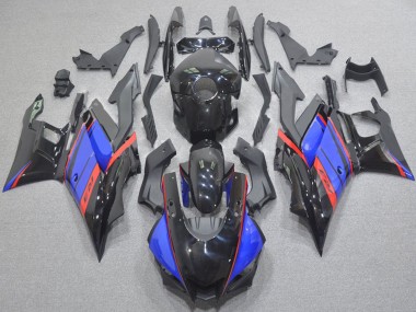 Carenados Moto Yamaha YZF R3/R25 2022-2024 - Negro Brillante Azul Rojo