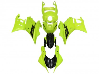 Carenados Moto Yamaha YZF R3/R25 2022-2024 - Neon Verde Negro Brillante