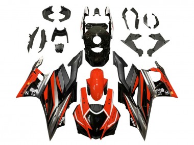 Carenados Moto Yamaha YZF R3/R25 2022-2024 - Rojo Gris Negro ENEOS