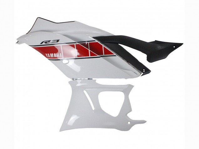 Carenados Moto Yamaha YZF R3/R25 2022-2024 - Blanco Rojo Amarillo Negro