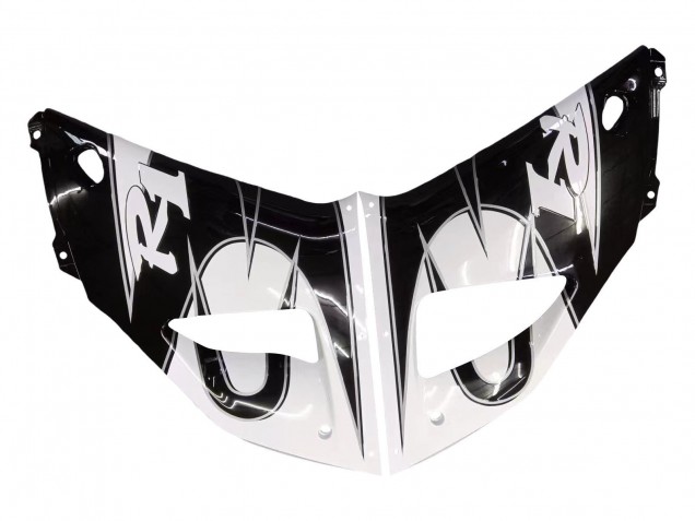 Carenados Moto Yamaha YZF 1000 R1 1998-1999 - Blanco Negro Brillante