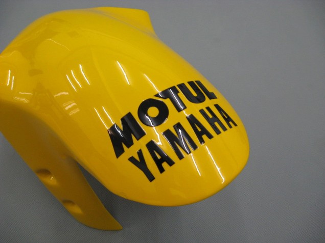 Carenados Moto Yamaha YZF 1000 R1 2000-2001 - Blanco Amarillo Azul Motul Camello