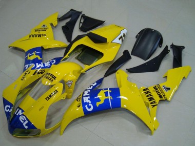 Carenados Moto Yamaha YZF R1 2002-2003 - Amarillo Azul Camello Motul