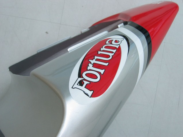 Carenados Moto Yamaha YZF 1000 R1 2000-2001 - Plata Rojo Fortuna Motul