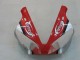 Carenados Moto Yamaha YZF 1000 R1 2000-2001 - Plata Rojo Fortuna Motul