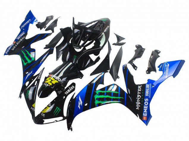 Carenados Moto Yamaha YZF 1000 R1 2004-2006 - Azul Negro Amarillo Verde Monstruo Yamalube ENEOS 69