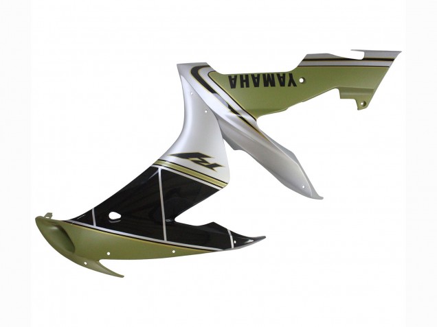 Carenados Moto Yamaha YZF 1000 R1 2004-2006 - Oro Claro Blanco Negro Brillante