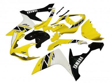 Carenado Moto Yamaha YZF 1000 R1 2007-2008 - Amarillo Blanco Negro