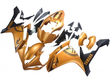 Carenados Moto Yamaha YZF 1000 R1 2007-2008 - Oro Negro