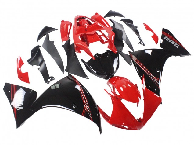 Carenado Moto Yamaha YZF 1000 R1 2009-2011 - Rojo Negro