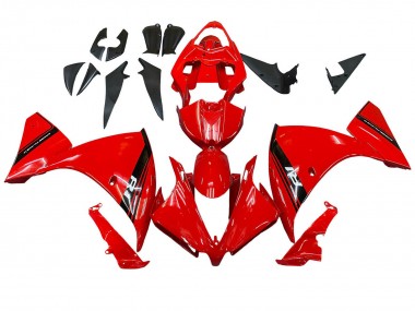 Carenado Moto Yamaha YZF 1000 R1 2012-2014 - Rojo Negro Brillante