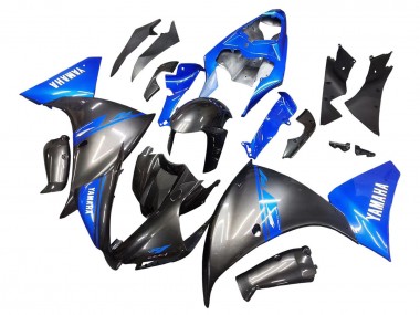 Carenados Moto Yamaha YZF 1000 R1 2012-2014 - Azul Negro Brillante