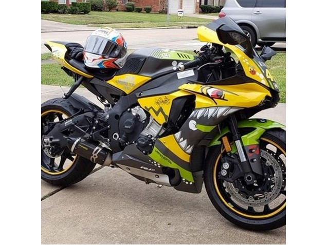 Carenados Moto Yamaha YZF 1000 R1 2015-2019 - Amarillo Verde Tiburón