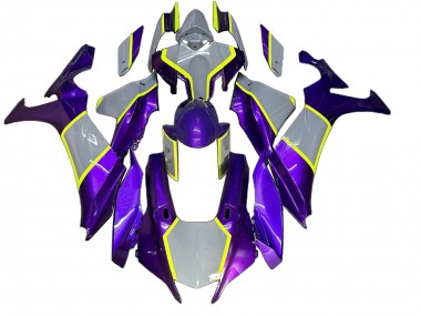 Carenados Moto Yamaha YZF 1000 R1 2020-2025 - Amarillo Gris Púrpura