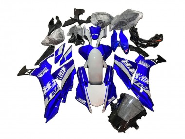 Carenados Moto Yamaha YZF 1000 R1 2020-2025 - Blanco Azul Negro Brillante GYTR Yamalube