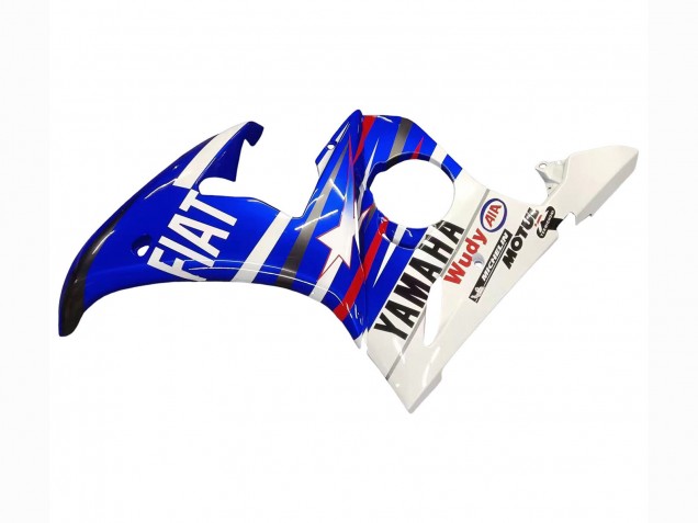 Carenados Moto Yamaha YZF R6S 2006-2009 - Blanco Azul Fiat Motul Kastinee