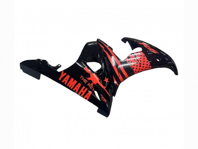 Carenado Moto Yamaha YZF R6S 2006-2009 - Negro Brillante Rojo