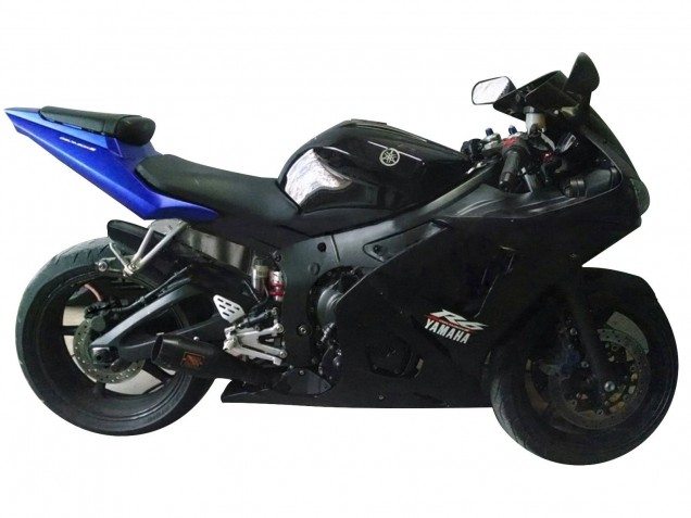 Carenados Moto Yamaha YZF R6S 2006-2009 - Azul Negro Mate