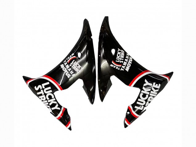 Carenados Moto Yamaha YZF R6 2003-2004 - Negro Brillante Rojo Blanco Lucky Strike Motul