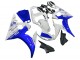 Carenados Moto Yamaha YZF R6S 2006-2009 - Blanco Azul GYTR