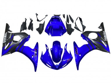 Carenados Moto Yamaha YZF 600 R6 2005 - Azul Brillante Negro