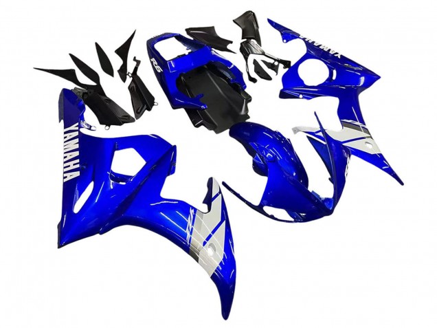 Carenado Moto Yamaha YZF 600 R6 2005 - Azul Blanco