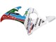 Carenados Moto Yamaha YZF 600 R6 2005 - Azul Claro Blanco Verde Rojo Kastinee Dunlop Motul