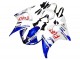 Carenados Moto Yamaha YZF 600 R6 2005 - Blanco Azul Dunlop Fiat Motul