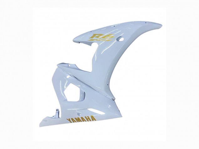 Carenados Moto Yamaha YZF 600 R6 2005 - Blanco Oro