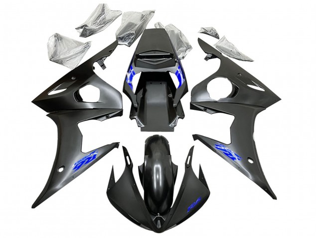 Carenados Moto Yamaha YZF 600 R6 2005 - Negro Azul
