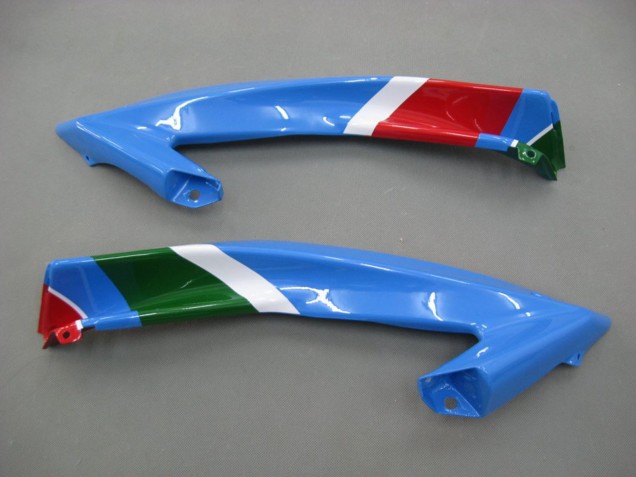 Carenados Moto Yamaha YZF 600 R6 2006-2007 - Azul Verde Blanco Rojo Dunlop Michelin Motul