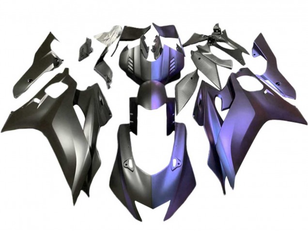 Carenados Moto Yamaha YZF 600 R6 2017-2023 - Negro Mate Púrpura