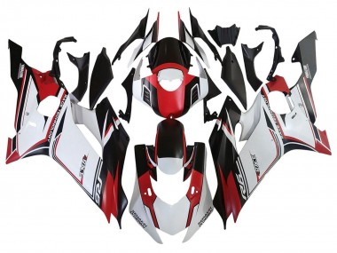 Carenados Moto Yamaha YZF 600 R6 2017-2023 - Blanco Rojo Negro Semakin Didepan
