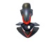 Carenados Moto Honda CBR250RR 2011-2015 - Negro Mate Rojo Raya