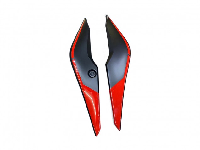 Carenados Moto Honda CBR250RR 2011-2015 - Negro Mate Rojo Raya