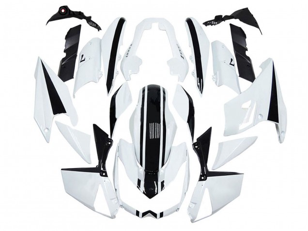 Carenados Moto Kawasaki Z1000 2010-2013 - Blanco Negro