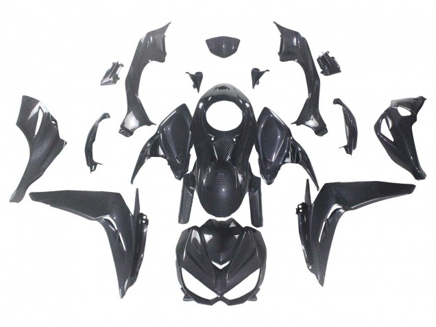 Carenados Moto Kawasaki Z1000 2014-2019 - Negro FibraCarbono