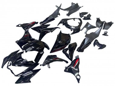 Carenados Moto Kawasaki Z800 2013-2018 - Negro Brillante Rojo