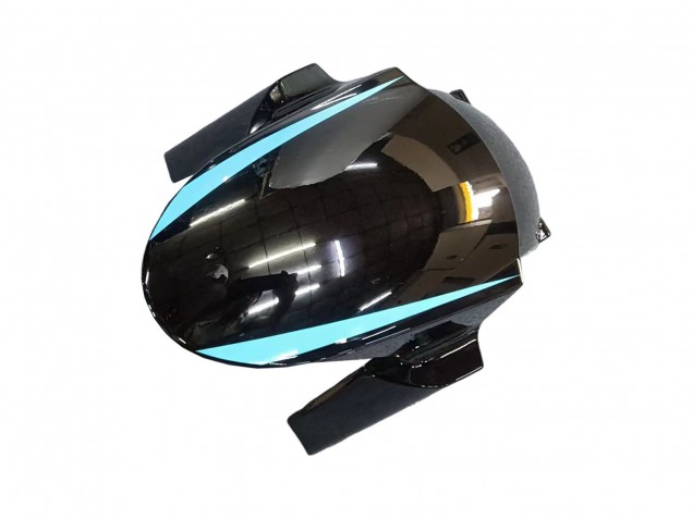 Carenados Moto Kawasaki Z800 2013-2018 - Azul Claro Negro Brillante