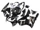 Carenados Moto Kawasaki ZX12R 2000-2001 - Negro Brillante Blanco Elf Nieve