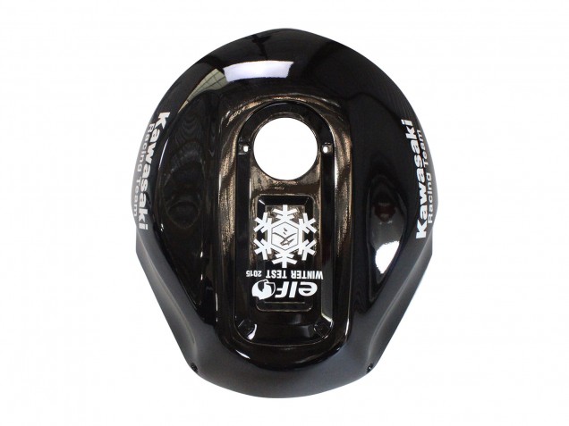 Carenados Moto Kawasaki ZX12R 2000-2001 - Negro Brillante Blanco Elf Nieve