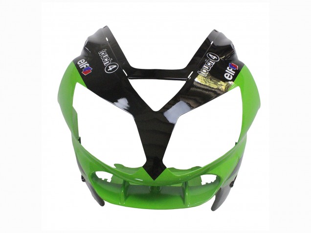 Carenado Moto Kawasaki ZX12R 2002-2006 - Verde Negro Brillante Elf Touch4 Monstruo